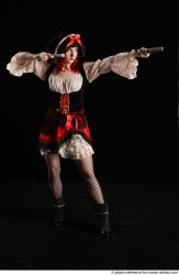 DARINA PIRATE STANDING POSE WITH GUNS